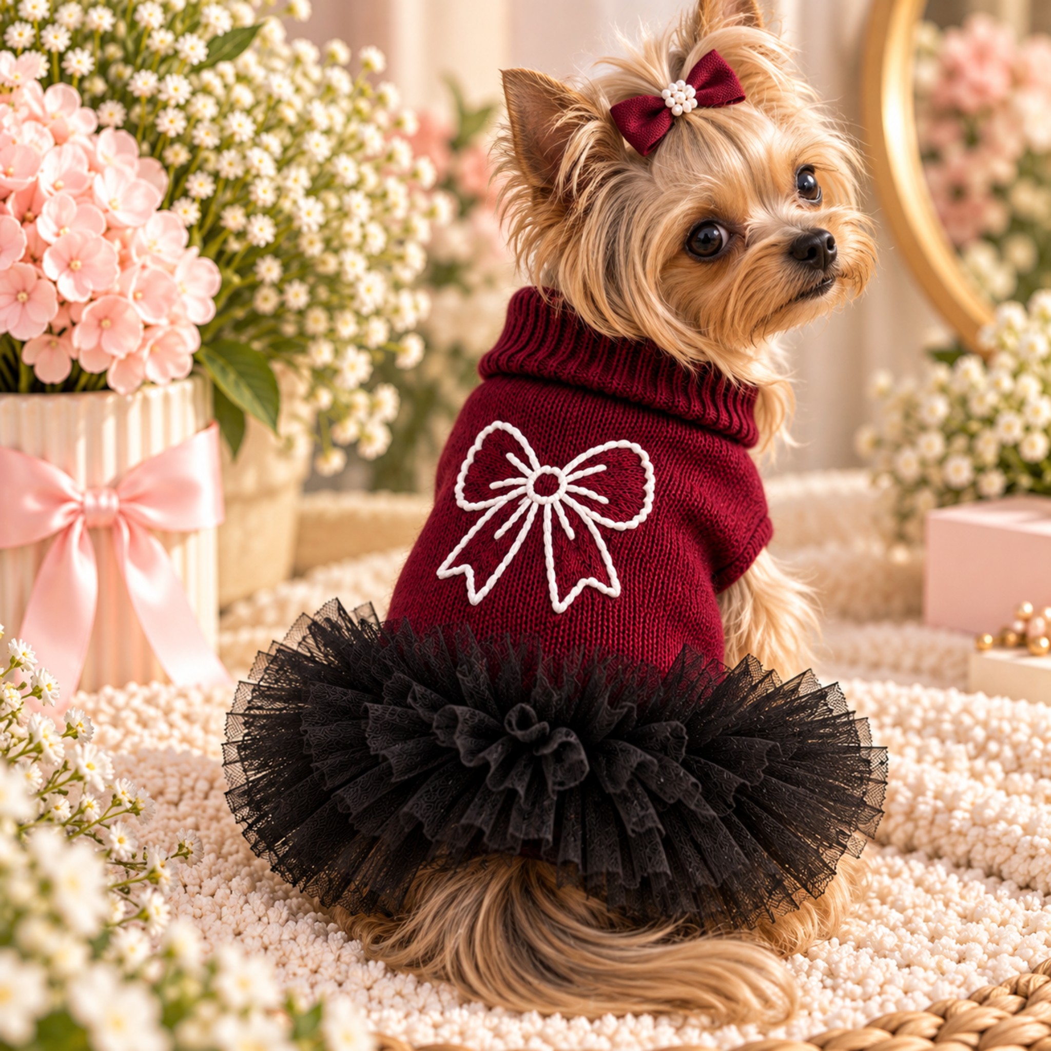 Maglioncino Fiocco di Tulle